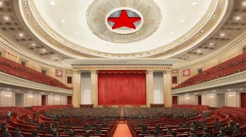 Illustration of the Great Hall of the People