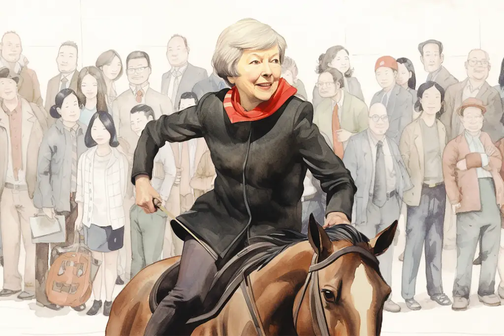 Illustration of Janet Yellen in Beijing