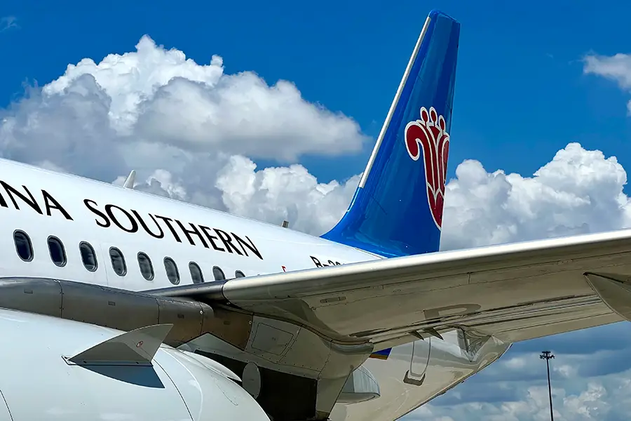 An airliner of China Southern Airlines