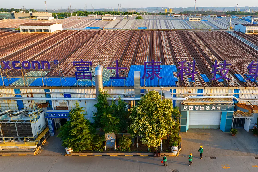 A Foxconn factory in Hehan, China