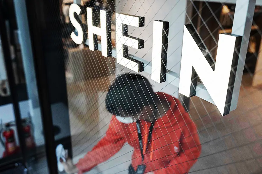 A Shein showroom in Tokyo.