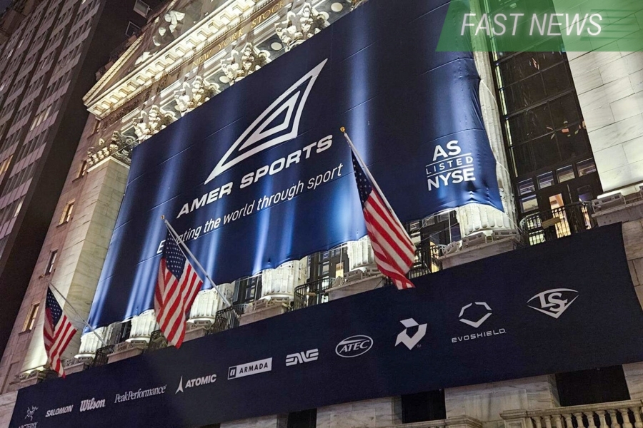 Shares of Amer Sports opened at $13.40 in their Friday trading debut on the New York Stock Exchange, 3.1% higher than their IPO price of $13.