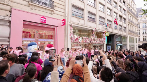 Miniso opens on Champs-Elysees