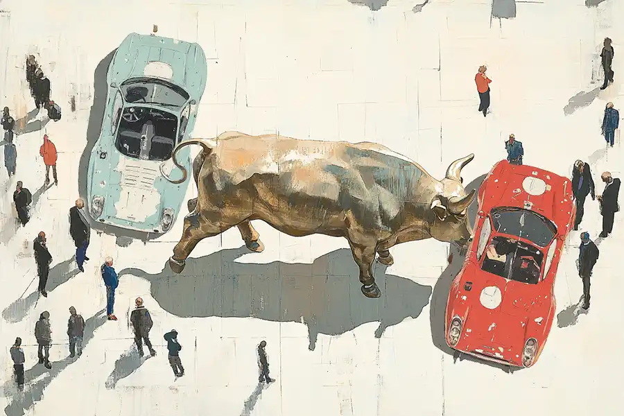 Illustration of two autonomous driving IPOs