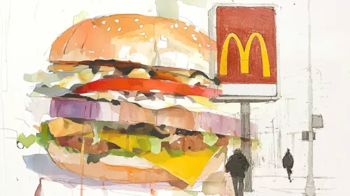 Illustration of McDonald's Big Mac