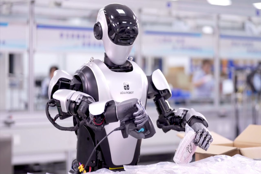Reducing the cost of commercial humanoid robots